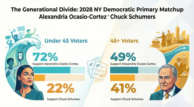 Age split — Under 45 vs 45